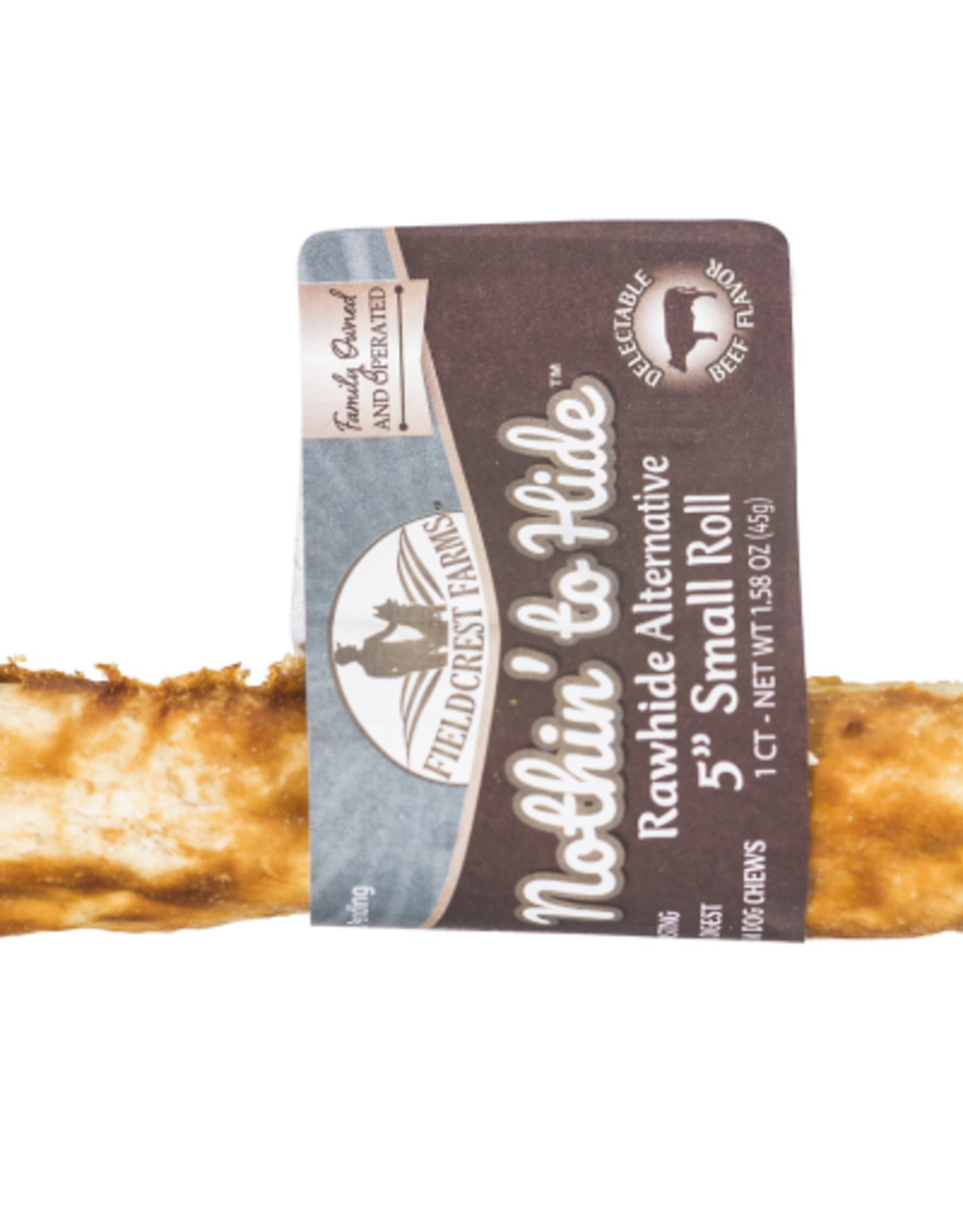 Fieldcrest Farms Fieldcrest Farms Nothin' To Hide Beef Roll Dog Chews - 5 in. Single