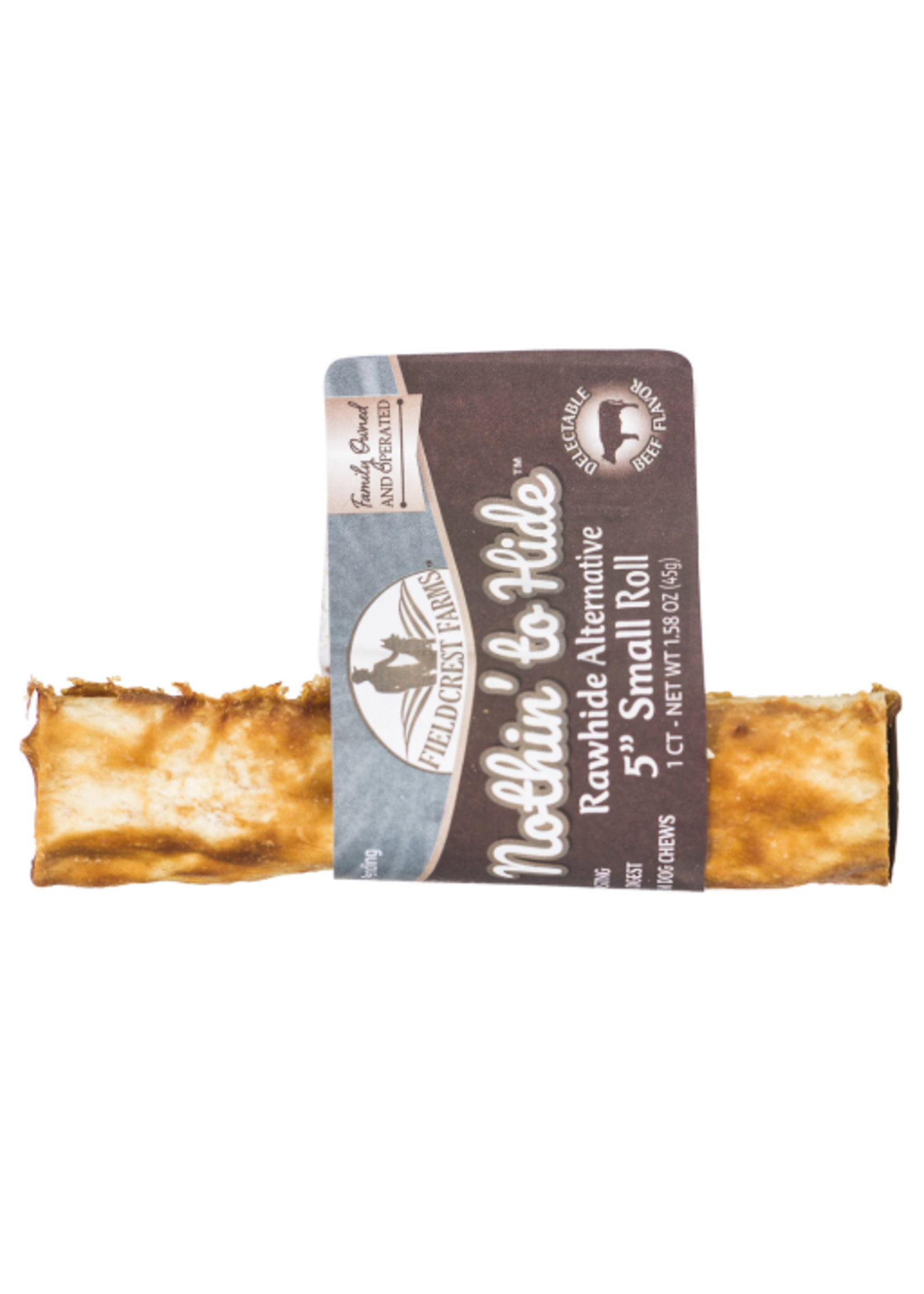 Fieldcrest Farms Fieldcrest Farms Nothin' To Hide Beef Roll Dog Chews - 5 in. Single