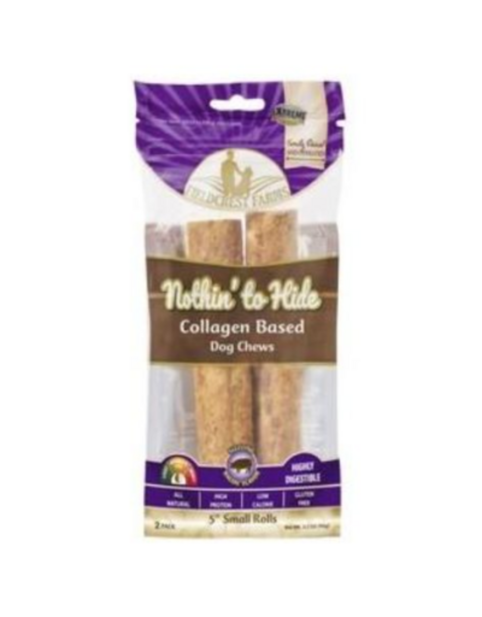 Fieldcrest Farms Fieldcrest Farms Nothin' to Hide Bacon Rolls Dog Chews - 5 in. 2 Pack