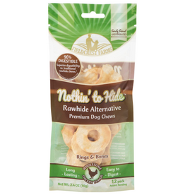 Fieldcrest Farms Fieldcrest Farms Nothin' to Hide Chicken Rings & Bones Dog Chews - 3 Pack