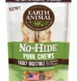 Earth Animal EARTH ANIMAL DOG NO-HIDE PORK MEDIUM 2 PACK