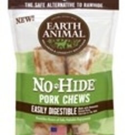Earth Animal EARTH ANIMAL DOG NO-HIDE PORK SMALL 2 PACK