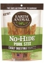Earth Animal EARTH ANIMAL DOG NO-HIDE PORK STIX 10 PACK