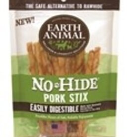 Earth Animal EARTH ANIMAL DOG NO-HIDE PORK STIX 10 PACK