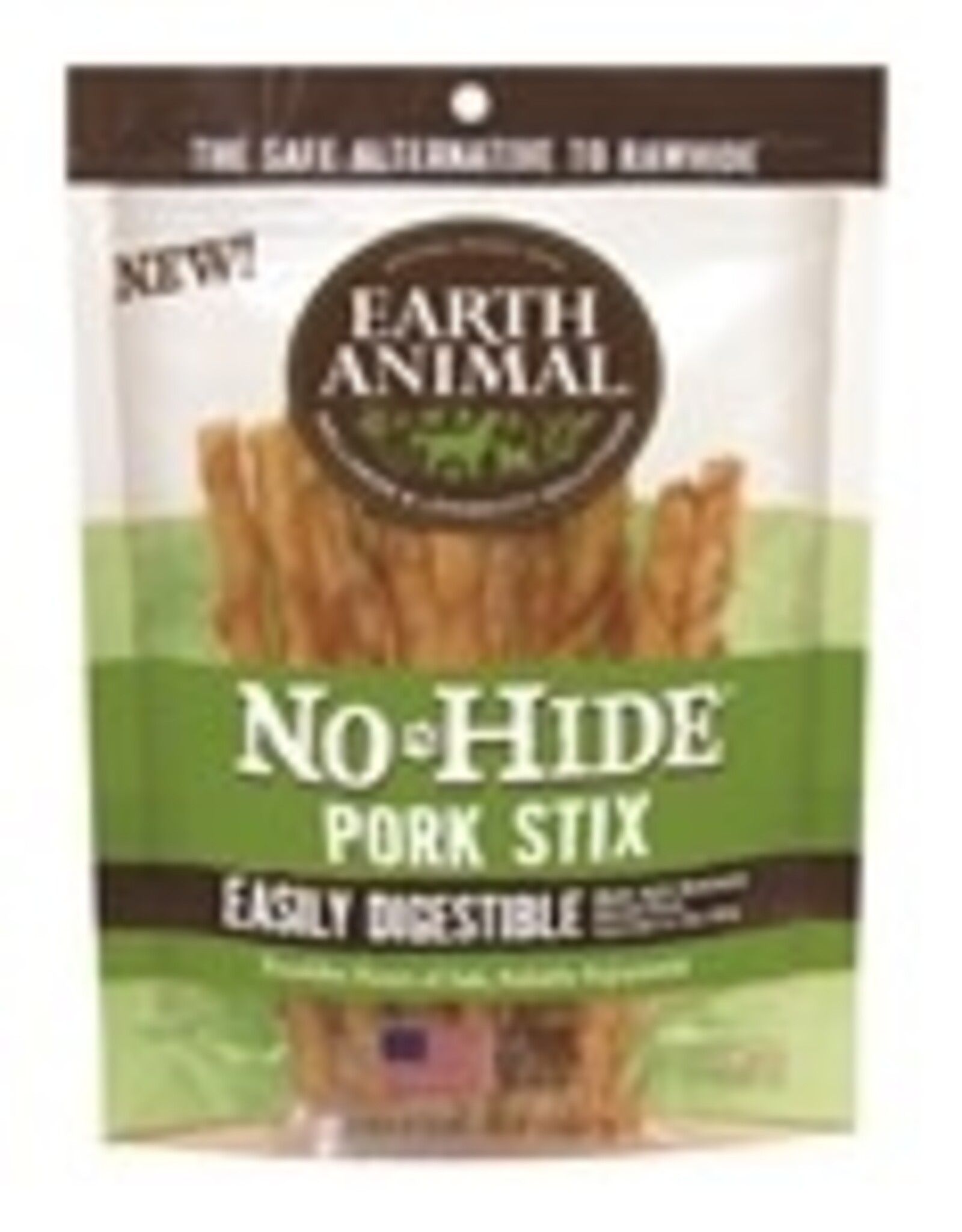 Earth Animal EARTH ANIMAL DOG NO-HIDE PORK STIX 10 PACK