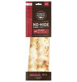 Earth Animal EARTH ANIMAL DOG NO-HIDE STRIPS BEEF 4 PACK