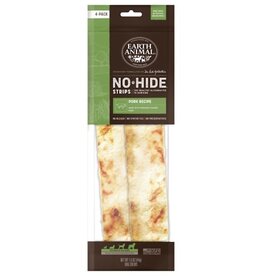 Earth Animal Earth Animal Dog No-Hide Pork Strips - 4 Pack