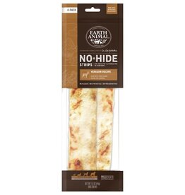 Earth Animal EARTH ANIMAL DOG NO-HIDE STRIPS VENISON 4 PACK