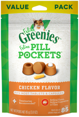 Greenies GREENIES PILL POCKETS CAT CHICKEN 3OZ