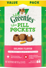 Greenies Greenies Feline Pill Pockets Cat Treats Salmon Flavor - 3 oz. (85 Treats)
