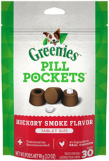 Greenies Greenies Pill Pockets Dog Treats Tablets Hickory Smoked - 3.2 oz (30 Treats)