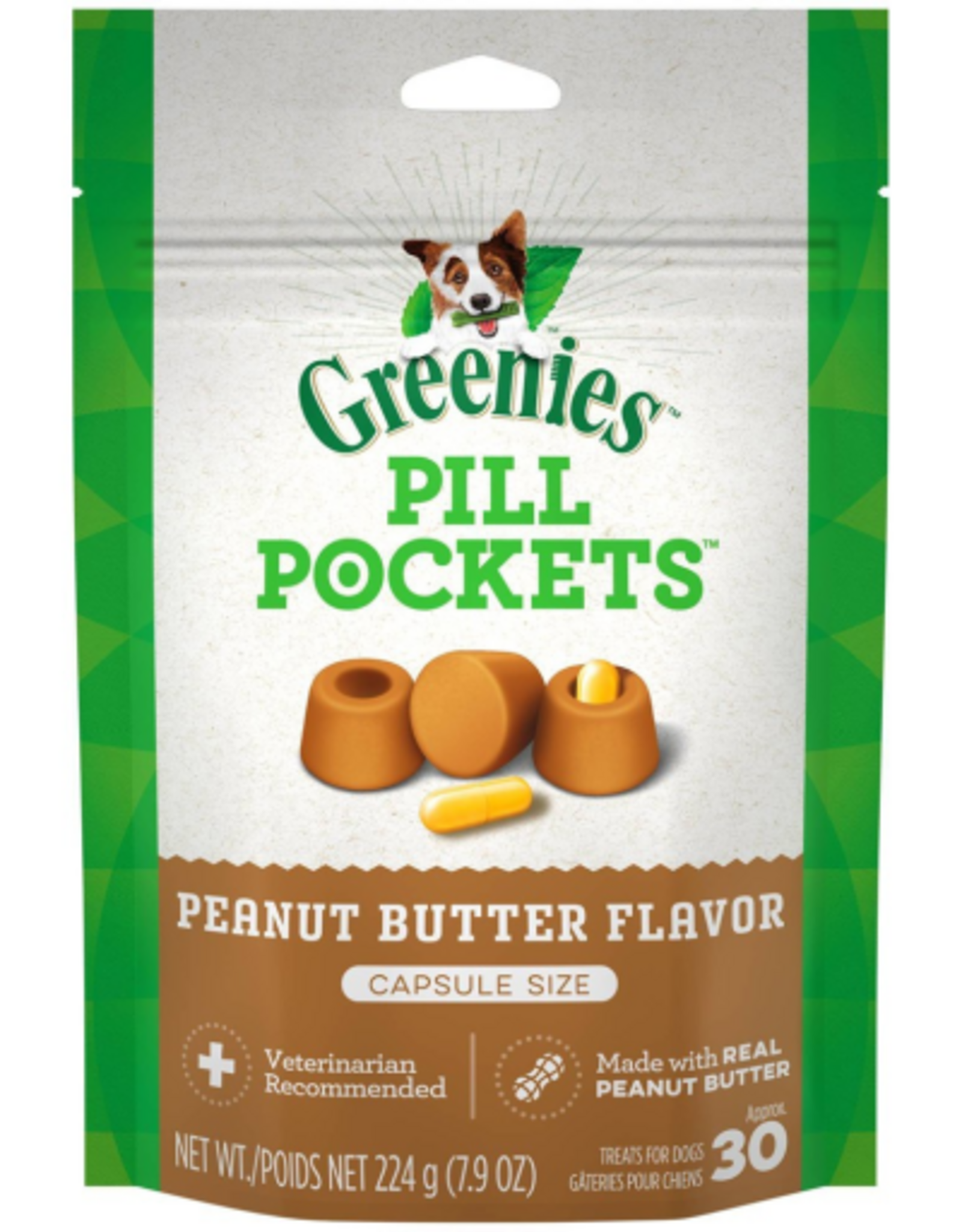 Greenies GREENIES PILL POCKET PEANUT BUTTER CAPSULE 7.9OZ