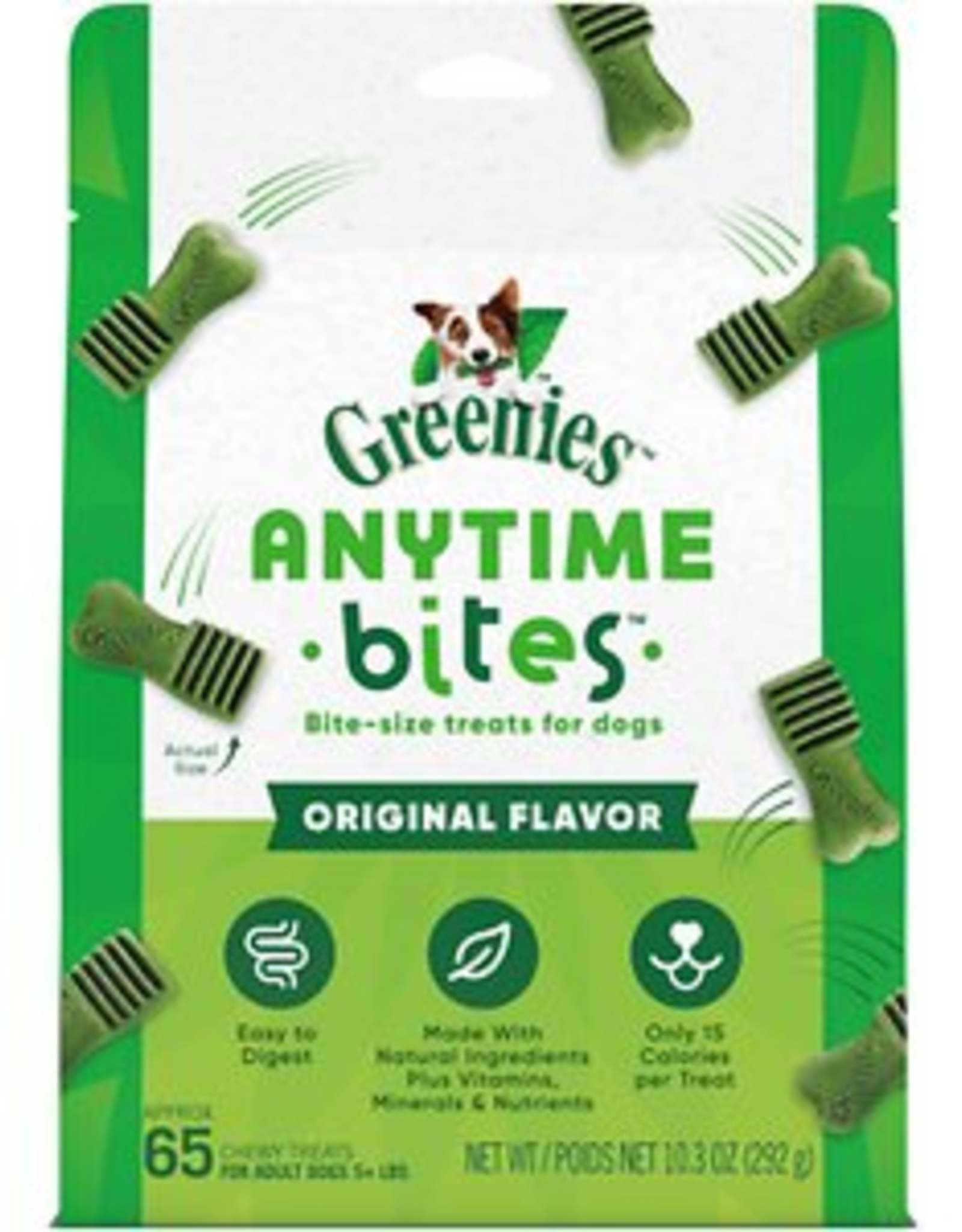 Greenies Greenies Anytime Bites Bite-Size Dog Dental Treats Original - 10.3 oz