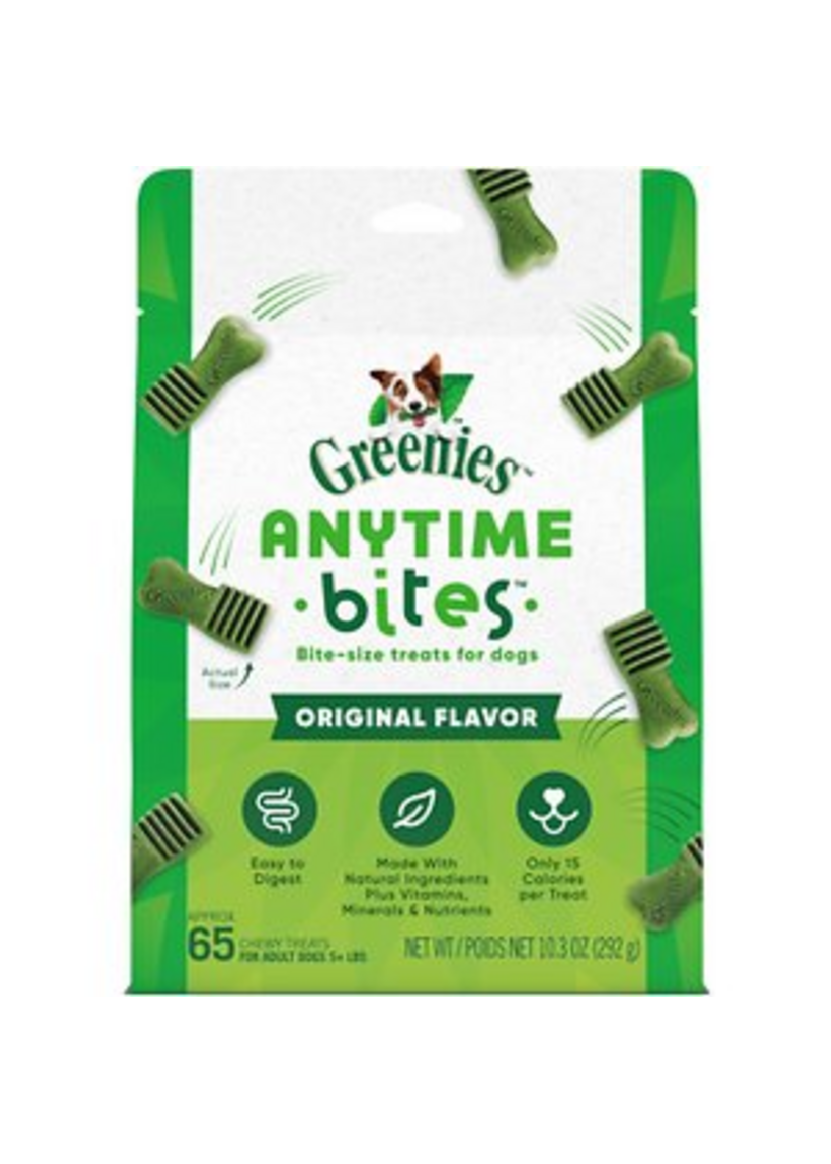 Greenies Greenies Anytime Bites Bite-Size Dog Dental Treats Original - 10.3 oz
