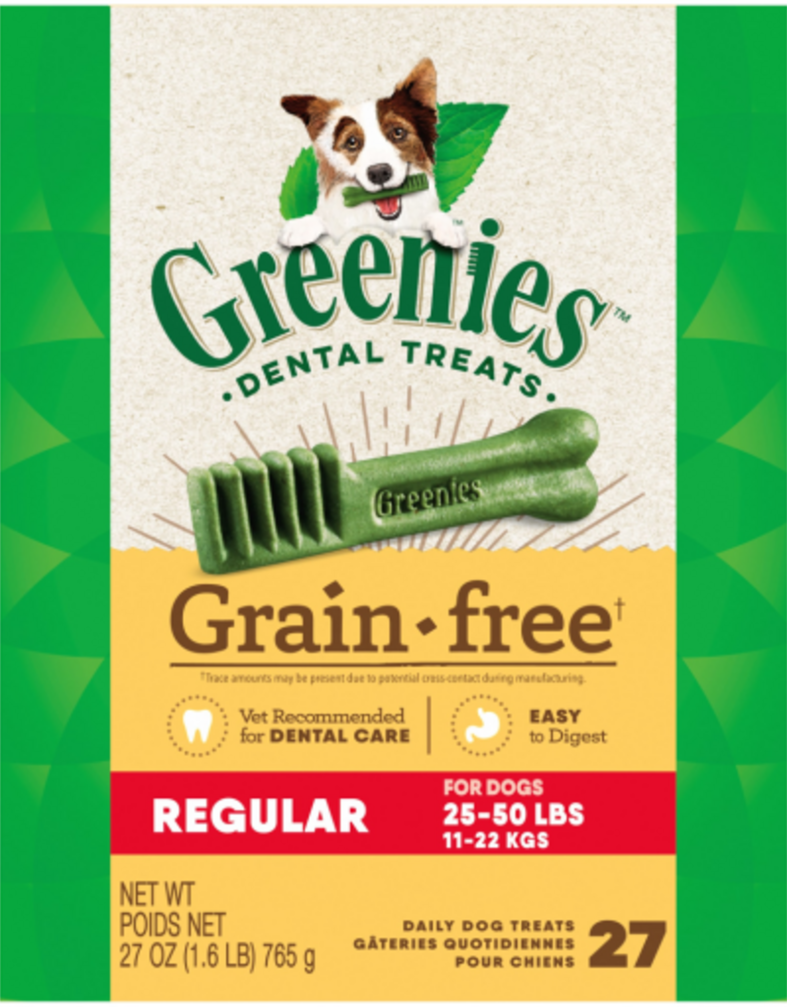 Greenies GREENIES GRAIN FREE REGULAR 27CT (27OZ)