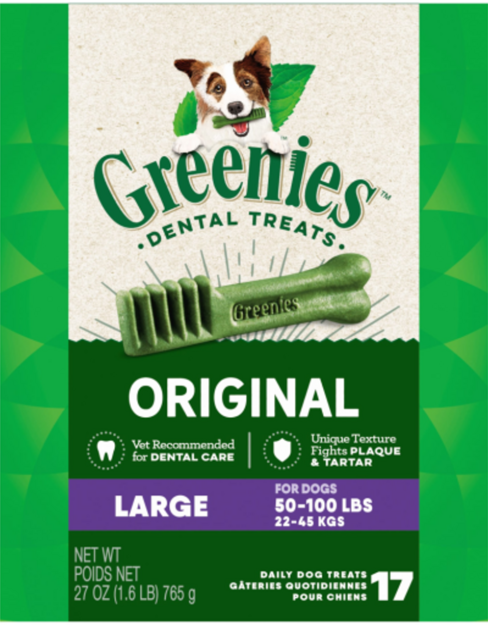 Greenies Greenies Original Large Natural Dental Care Dog Treats 27 oz Pack (17 Treats)