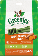 Greenies Greenies Teenie Natural Dog Dental Treats Sweet Potato Flavor 12 oz. Pack (43 Treats)