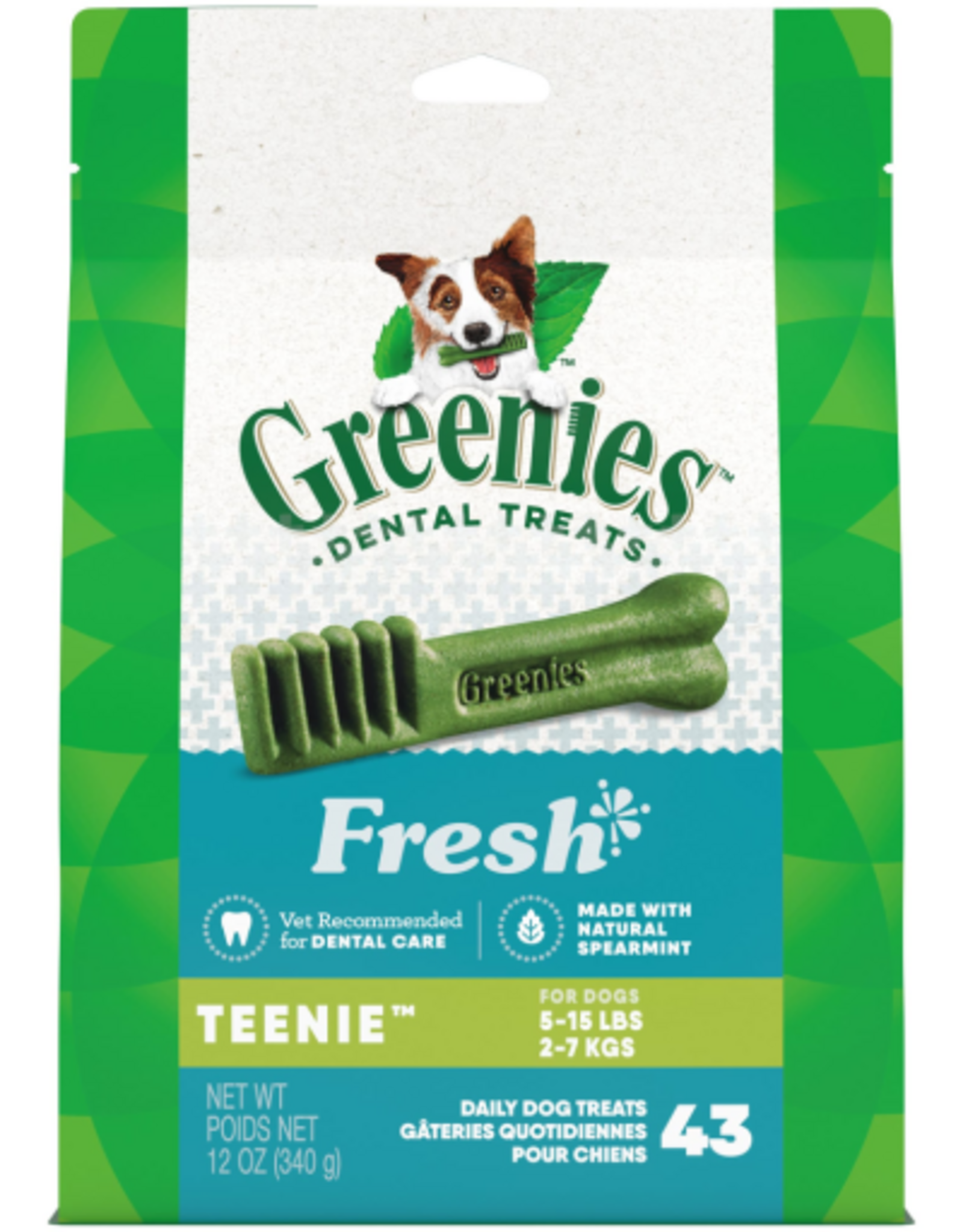 Greenies Greenies Teenie Dog Dental Treats Fresh 12 Oz Pack (43 Treats)