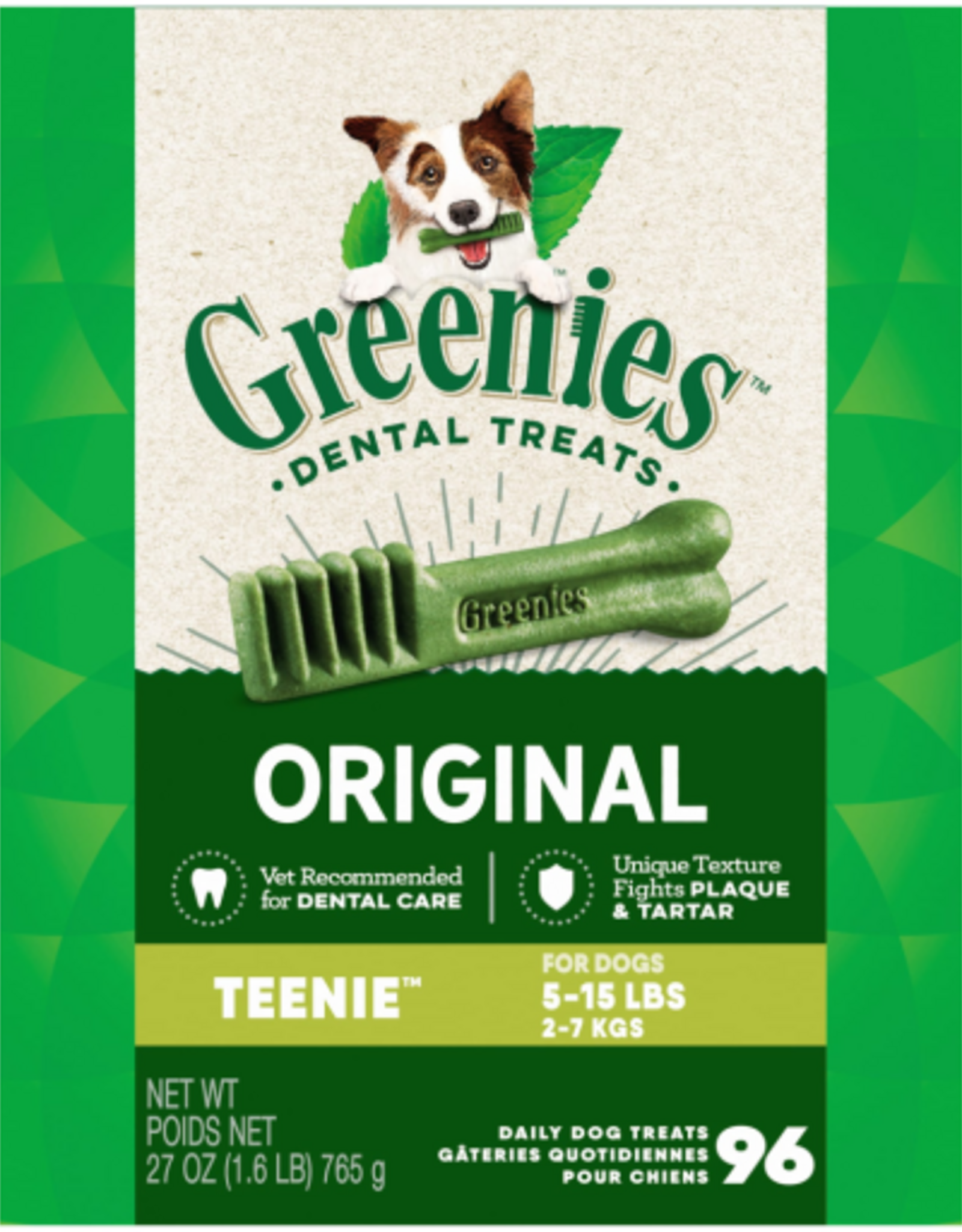 Greenies Greenies Teenie Chewy Dental Dog Treats Original Chicken - 27oz 96CT