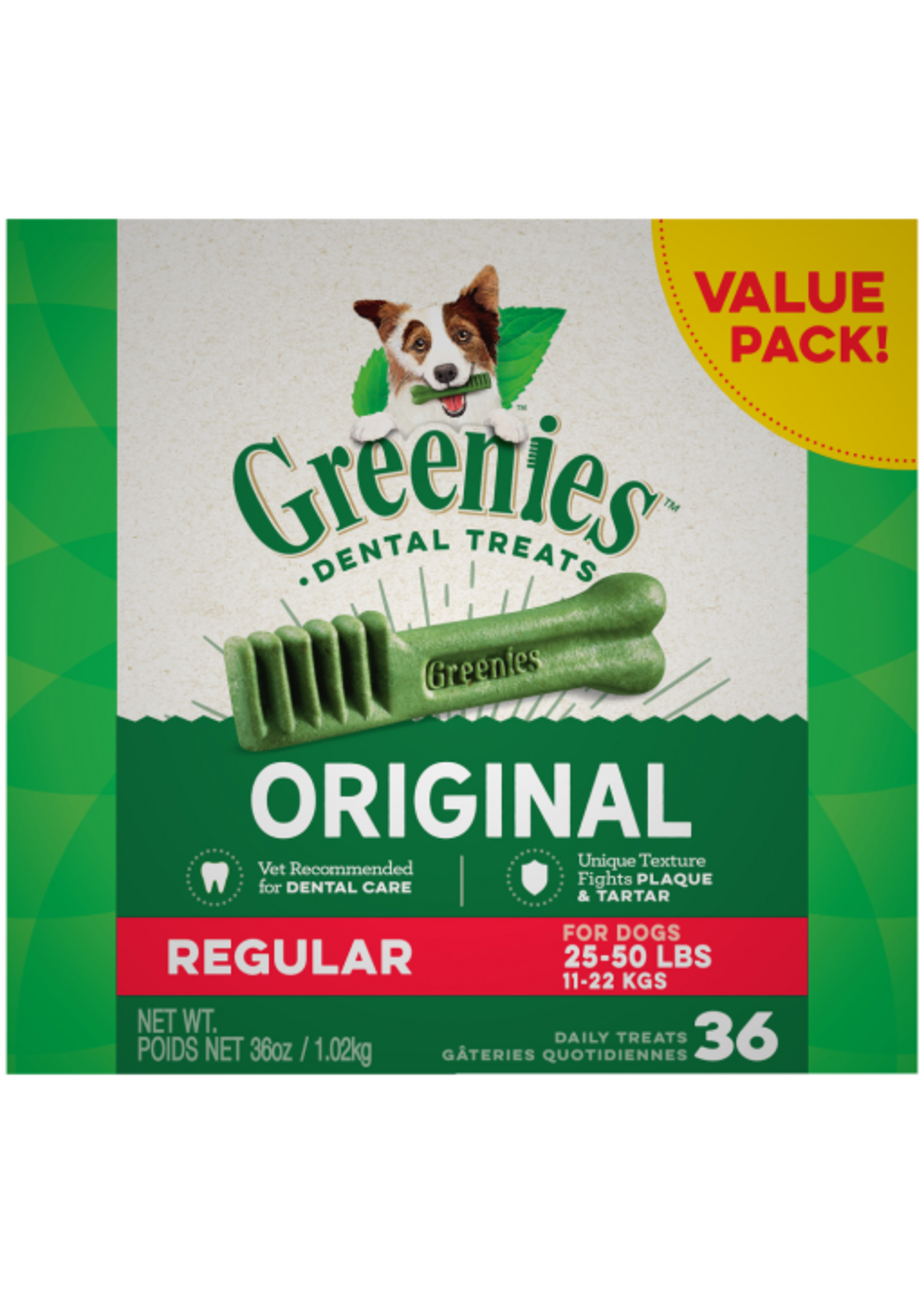 Greenies Greenies Dental Treats Regular VALUE PACK 36OZ
