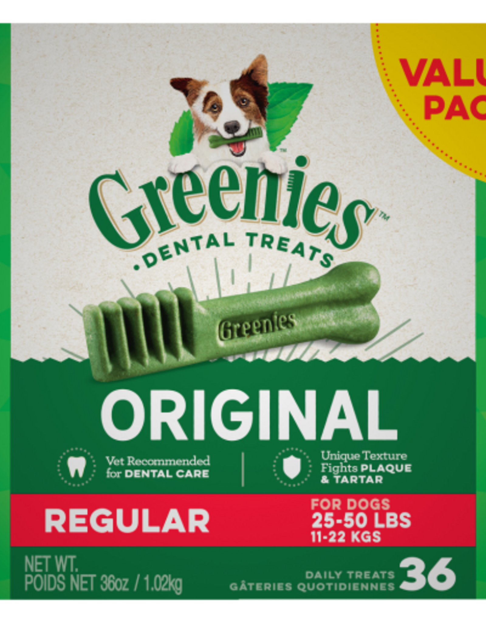 Greenies Greenies Dental Treats Regular VALUE PACK 36OZ