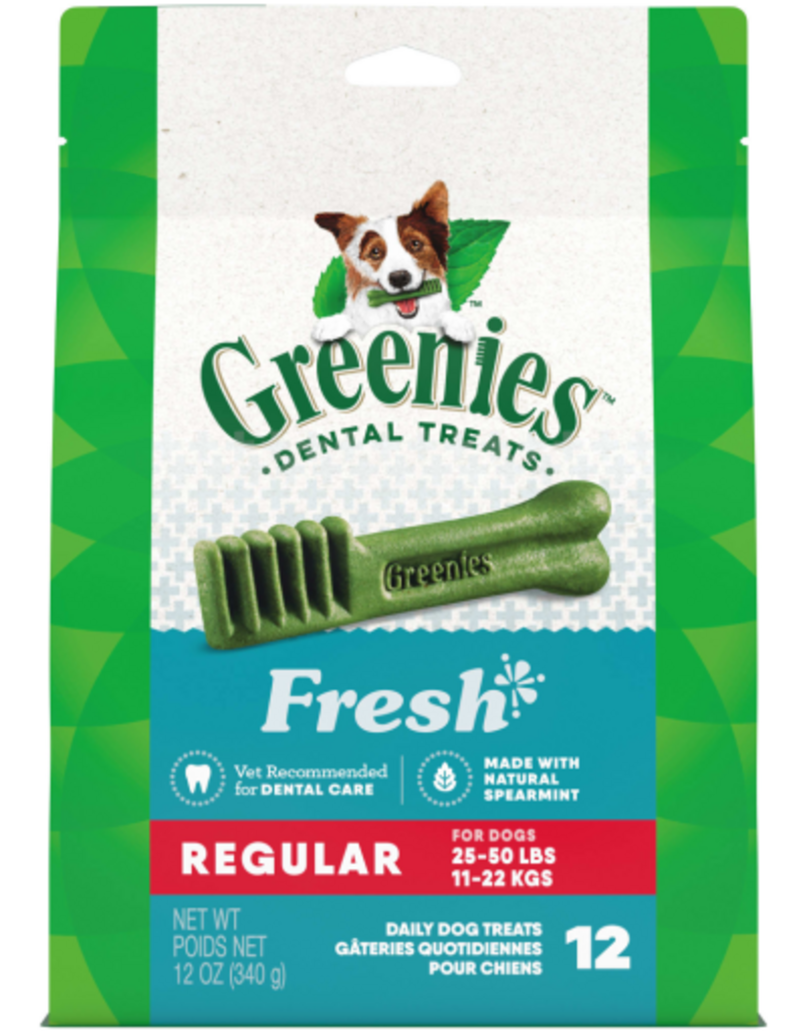 Greenies Greenies Dog Dental Treats Fresh 12 oz 12 ct Regular