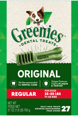 Greenies Greenies Original Regular Natural Dental Care Dog Treats 27 oz Pack (27 Treats)