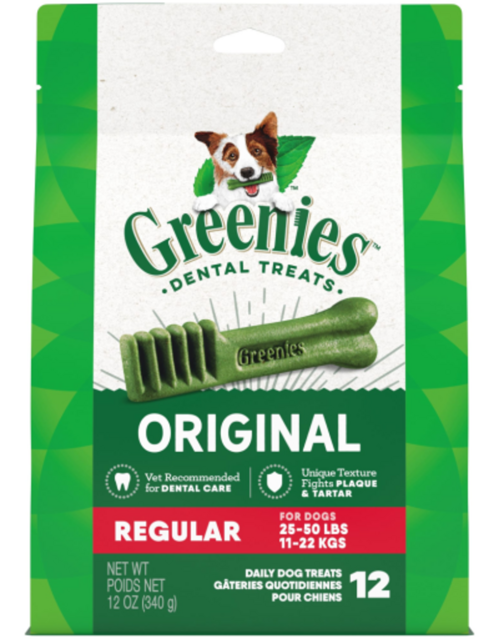 Greenies Greenies Original Regular Natural Dental Care Dog Treats - 12oz (12 Count)