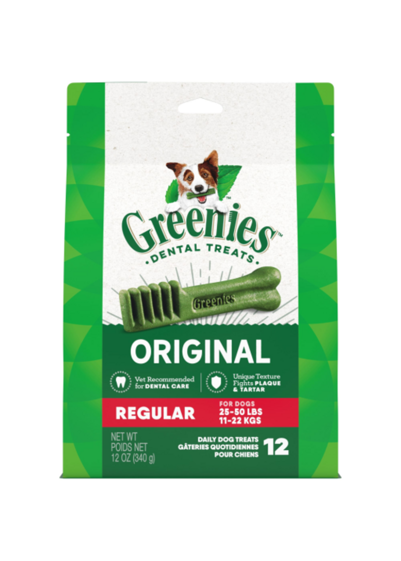 Greenies Greenies Original Regular Natural Dental Care Dog Treats - 12oz (12 Count)