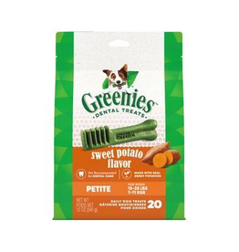 Greenies Greenies Petite Natural Dog Dental Treats Sweet Potato Flavor 12 oz. Pack (20 Treats)