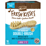 Merrick Merrick Fresh Kisses Dog Dental Treats - Large Double-Brush Mint - 27 oz, 16 Count