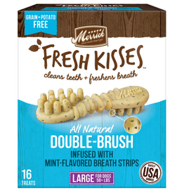 Merrick Merrick Fresh Kisses Mint Flavor Dental Treat for Dogs Large Brush 27 oz Box
