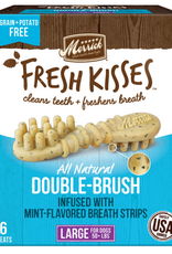 Merrick Merrick Fresh Kisses Mint Flavor Dental Treat for Dogs Large Brush 27 oz Box