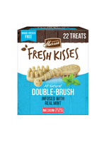 Merrick Merrick Fresh Kisses Mint Flavor Dental Treat for Dogs Medium Double Brush 23 oz Box