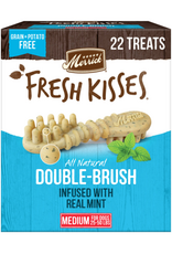 Merrick Merrick Fresh Kisses Mint Flavor Dental Treat for Dogs Medium Double Brush 23 oz Box