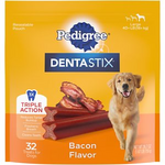 Pedigree Pedigree Dentastix Bacon Treats For Dogs  26.7 Oz Pouch