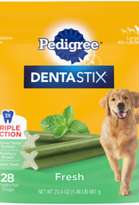 Pedigree Pedigree Dentastix Fresh Breath Large Dental Bones Treats for Dogs  1.52 lb Pack (28 Treats)
