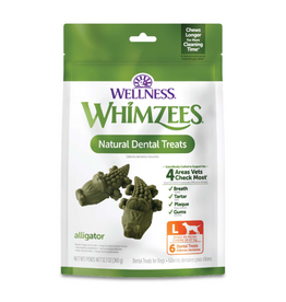 Wellness WHIMZEES Alligator Dental Chews for Dogs - Large Breed - 6 count