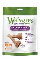 Wellness WHIMZEES Occupy Antler Dental Chews for Dogs - Large Breed - 6 Count