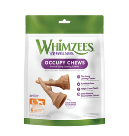 Wellness WHIMZEES Occupy Antler Dental Chews for Dogs - Large Breed - 6 Count