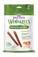 Wellness WHIMZEES Veggie Sausage Dental Chews for Dogs - Large Breed - 7 count