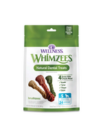 Wellness WHIMZEES Brushzees Dental Chews for Dogs - Small Breed - 24 count
