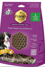 Yummy Combs Dog Dental Treats Large Chicken - 12 oz