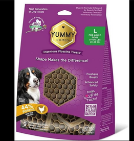 Yummy Combs Dog Dental Treats Large Chicken - 12 oz