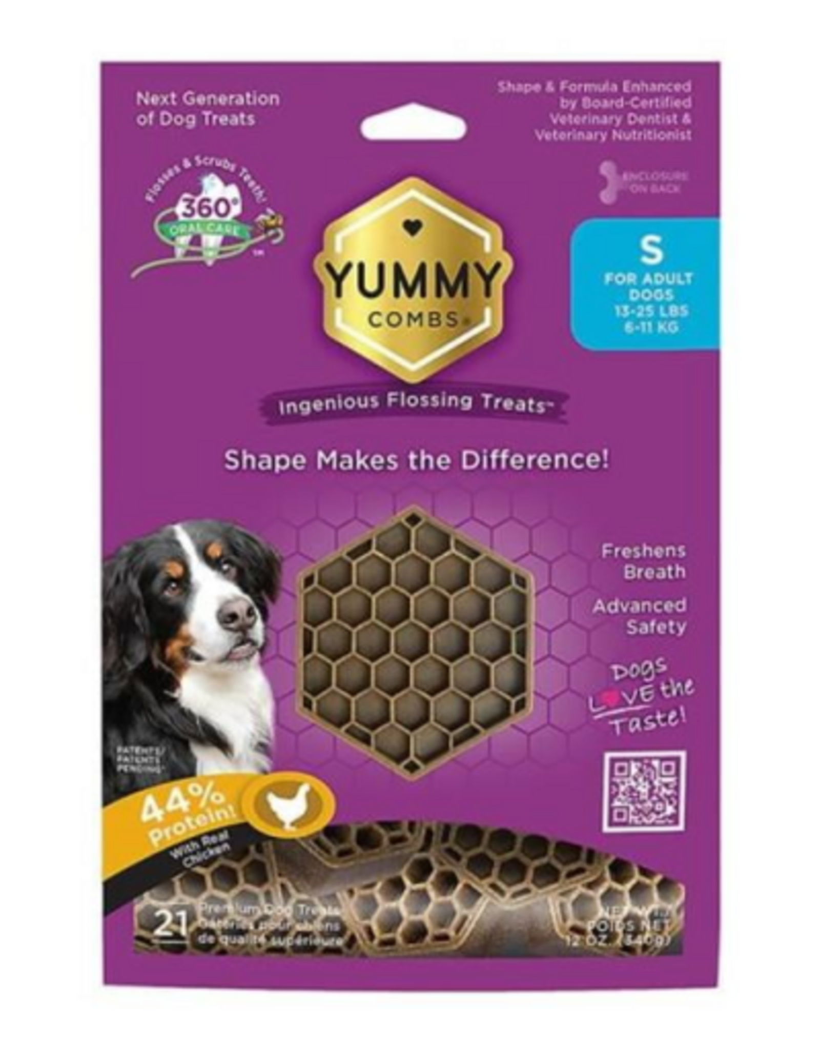 Yummy Combs Dog Dental Treats Small Chicken - 12 oz