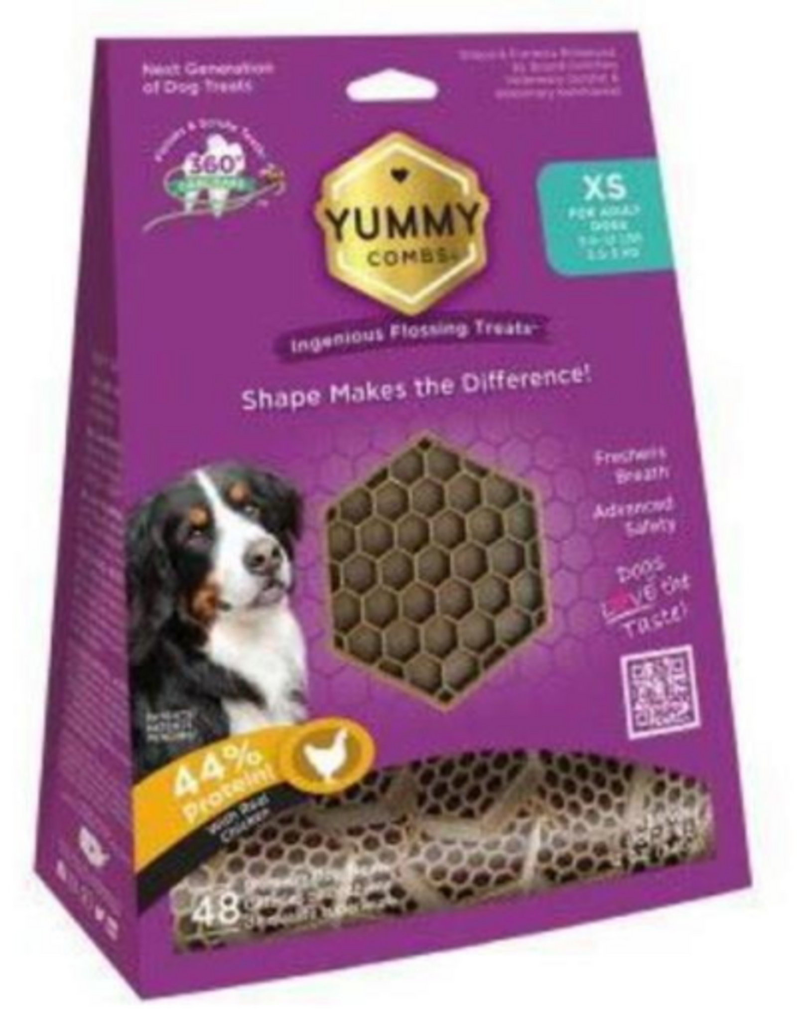 Yummy Combs Dog Dental Treats Extra Small Chicken - 12 oz