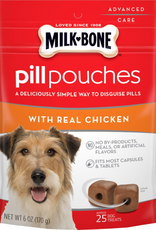 Milk-Bone Milk-Bone Pill Pouches Dog Treats Chicken Flavor - 6 oz