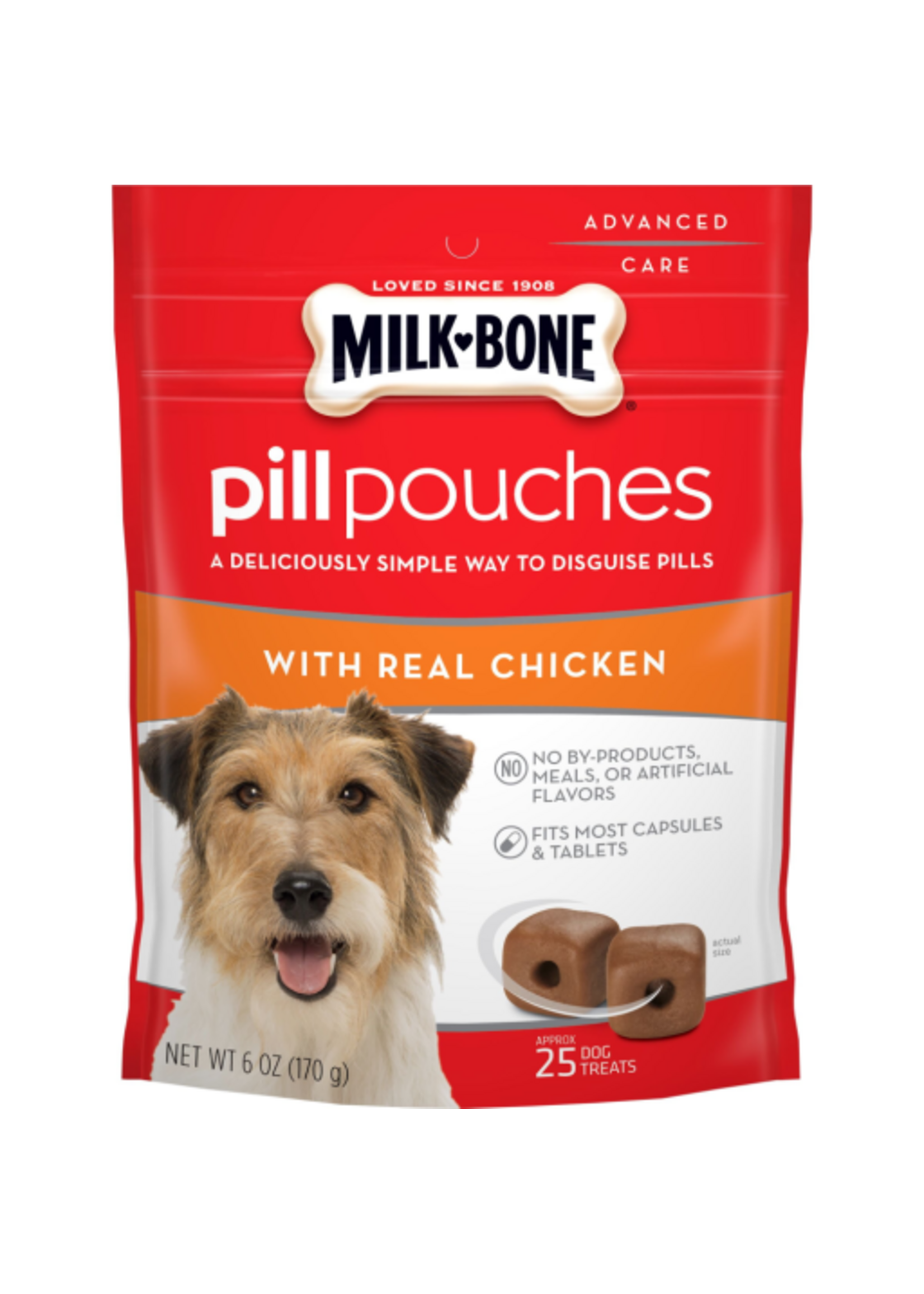 Milk-Bone Milk-Bone Pill Pouches Dog Treats Chicken Flavor - 6 oz