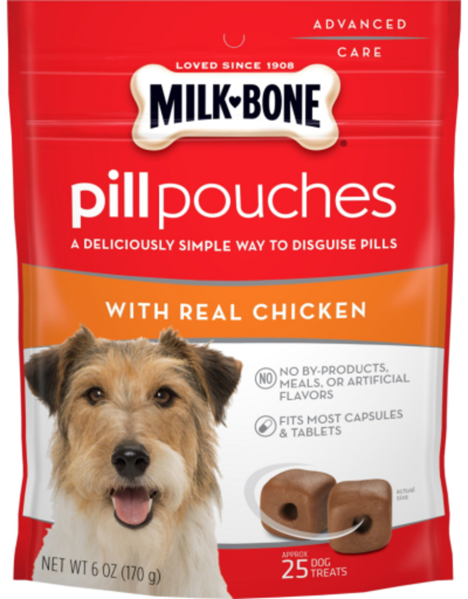 Milk-Bone Milk-Bone Pill Pouches Dog Treats Chicken Flavor - 6 oz