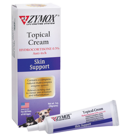 Zymox Zymox Skin Support Topical Cream: Hydrocortisone for Dogs Cats